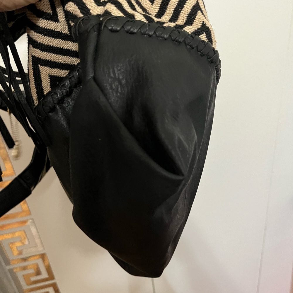 Big Buddha EUC Chevron Tote Hobo Bag - Picture 4 of 14